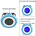 YOUOWO Digital Dual Alarm Clock Loud Alarm Clock Twin Bell Kids Small Clock Large Display with Snooze and Night Light Battery Operated Easy to Set for Heavy Sleepers Bedrooms Desk Travel