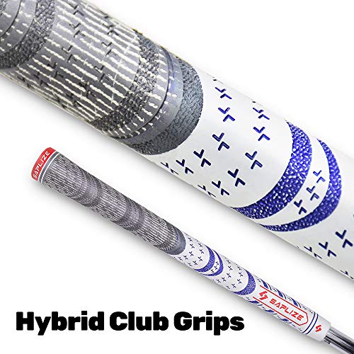 SAPLIZE Golf Grips(13 Grips + 15 Tapes Bundle), Hybrid