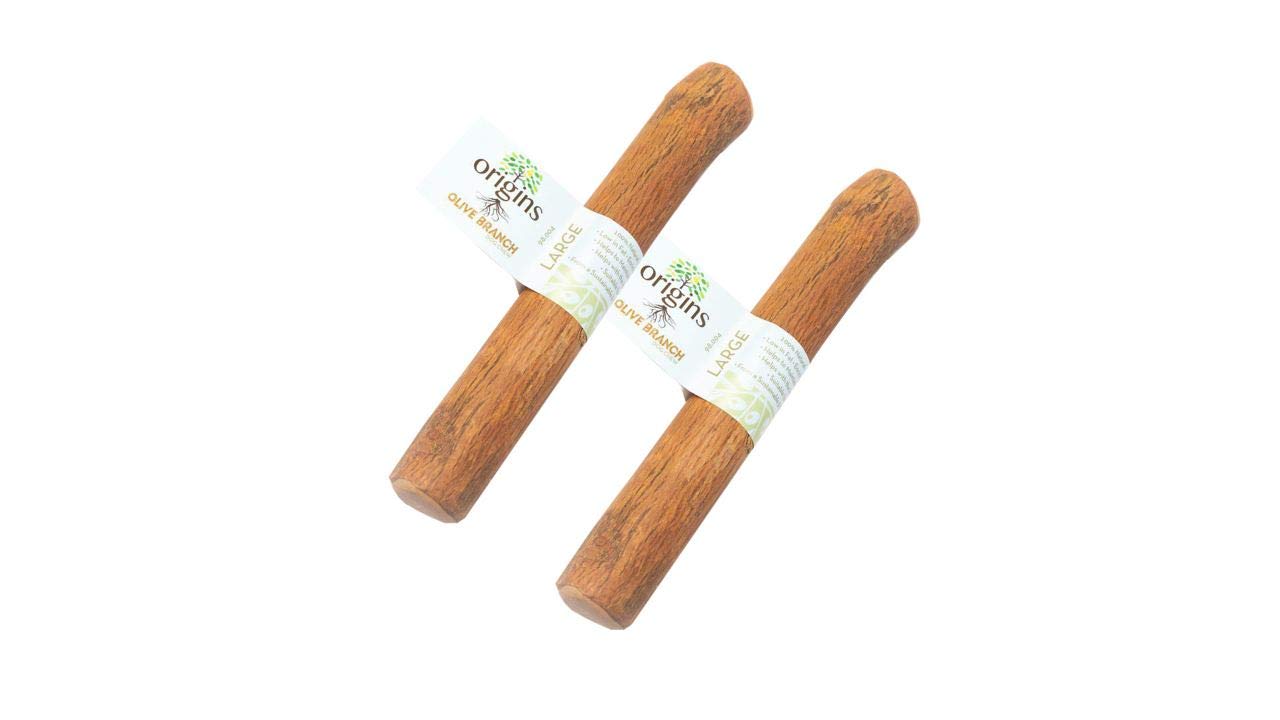 Olive Wood Dog Chew Large Pack of 2 Dogwood Stick