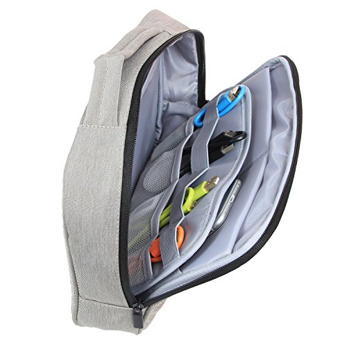 Damero-Universal-Electronic-Accessories-Organizer-Travel-Gadget-Carry-Bag-Perfect-Size-For-iPad-and-Tablet-Up-To-10-Inch