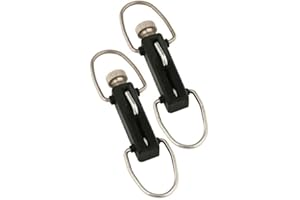 TACO Marine COK-0001T-2 Premium Outrigger Release Clip - Pair, Black