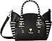 Luv Betsey Women's Katt PVC Kitch Satchel Black One Size