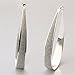 NYKKOLA 925 Sterling Silver Post Hoop Earrings for Women Girls Hypoallergenic Chunky Open Big Huggie Hoop Elegant Jewelry Fashion Oval Chunky Silver Hoop Earrings for Birthday/Christmas Gifts