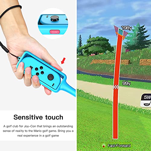 (2 Pack) Hastraith Golf Clubs Controller for Nintendo Switch, Golf