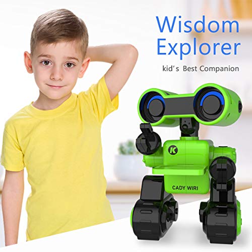 Robot Toy, Remote Control Toy Robot, Programmable, Touch Sensing STEM Educational Robot Toy with Interactive Feature to Walk, Dance, Sing,Explore, Provide Science Lectures RC Robot for Kids ... (Green)