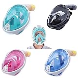 Snorkel Mask Full Face 180°View with Free Breath Technology-Cutting-edge Easy Breathing Design Perfect for Adults and Innovative and Comfortable Design Prevents Gag