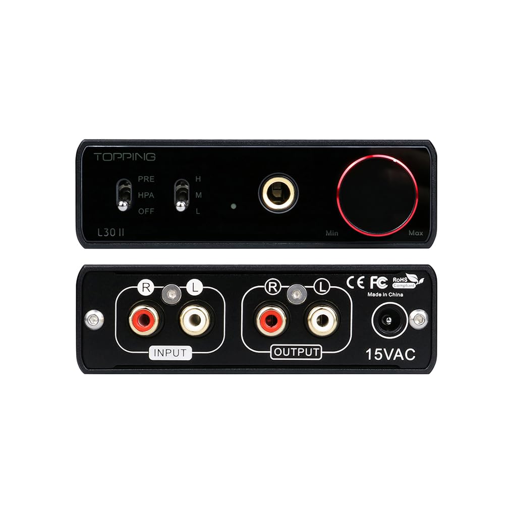 Mua TOPPING L30II Headphone Amplifier, Improved NFCA RCA Input, PRE/RCA/HPA Output, 3,500mWx2, 6