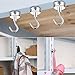 CASEYSD 6PCS Magnetic Hooks, Premium 25LB Neodymium Heavy Duty Magnetic Hooks，Indoor/Outdoor Magnet Hanging Hook for Home, Kitchen, Workplace, Office and Garage
