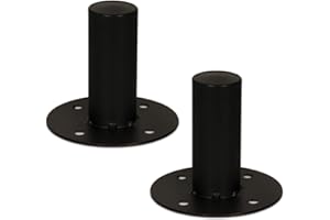 Goldwood Speaker Stand Top Hat 2 Speaker Cabinet Pole Mount Black (TH44)