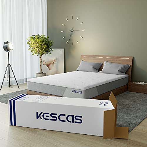 Queen Mattress, Kescas 12 Inch GelInfused Memory Foam Queen Size