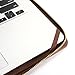 GMYLE Book Case Vintage for MacBook Air/Pro 13 inch (A1369/A1466/A1278) - Brown Crazy Horse Pattern Zipped Sleeve [Not Fit For Macbook Pro Retina 13(A1425/A1502), New Macbook Pro 13 2016(A1706/A1708)]