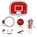 Door Basketball Hoop (15”x11.5”) Mini Wall Basketball Goal Backboard Rim Indoor Toys Set for Toddlers Kids Child Boys Girls Sport with Ball Pump Family Game Gift for Age 3 4 5 6 7 8 Year Old