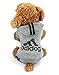 Idepet(TM) Adidog Pet Dog Cat Clothes 4 Legs Cotton Puppy Hoodies Coat Sweater Costumes Dog Jacket (L, Gray)