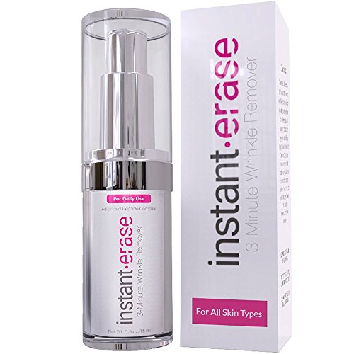 Instant Erase Anti Wrinkle Cream | Rapidly Removes Wrinkles, Fine Lines, Creases & Crow's Feet | Anti-Aging | Skin Tightening Moisturizer for Men & Women | Hypoallergenic | For All Skin Types