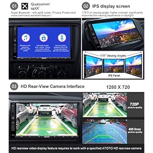 ATOTO S8 S8G2A71S standard, lettore video per auto Android con dashboard (senza DVD), doppio Bluetooth con aptX, Voice… - immagine 3