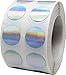 Holographic Silver Color Coding Labels Round Circle Dots 1/2 Inch 1,000 Total Adhesive Stickers