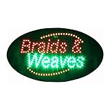 LED Braids and Weaves Sign for Business, Super