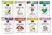 Project 7 Gourmet Gum Varieties - Includes Coconut Lime, Wedding Cake, Rainbow Ice, Etc - no Sugar, no Gluten, and Vegetarian - 12 Pieces, 8-Pack