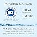 Waterspecialist DA29-00003G Refrigerator Water Filter, Replacement for Samsung DA29-00003B, RSG257AARS, RFG237AARS, DA29-00003F, HAFCU1, RFG297AARS, RS22HDHPNSR, WSS-1