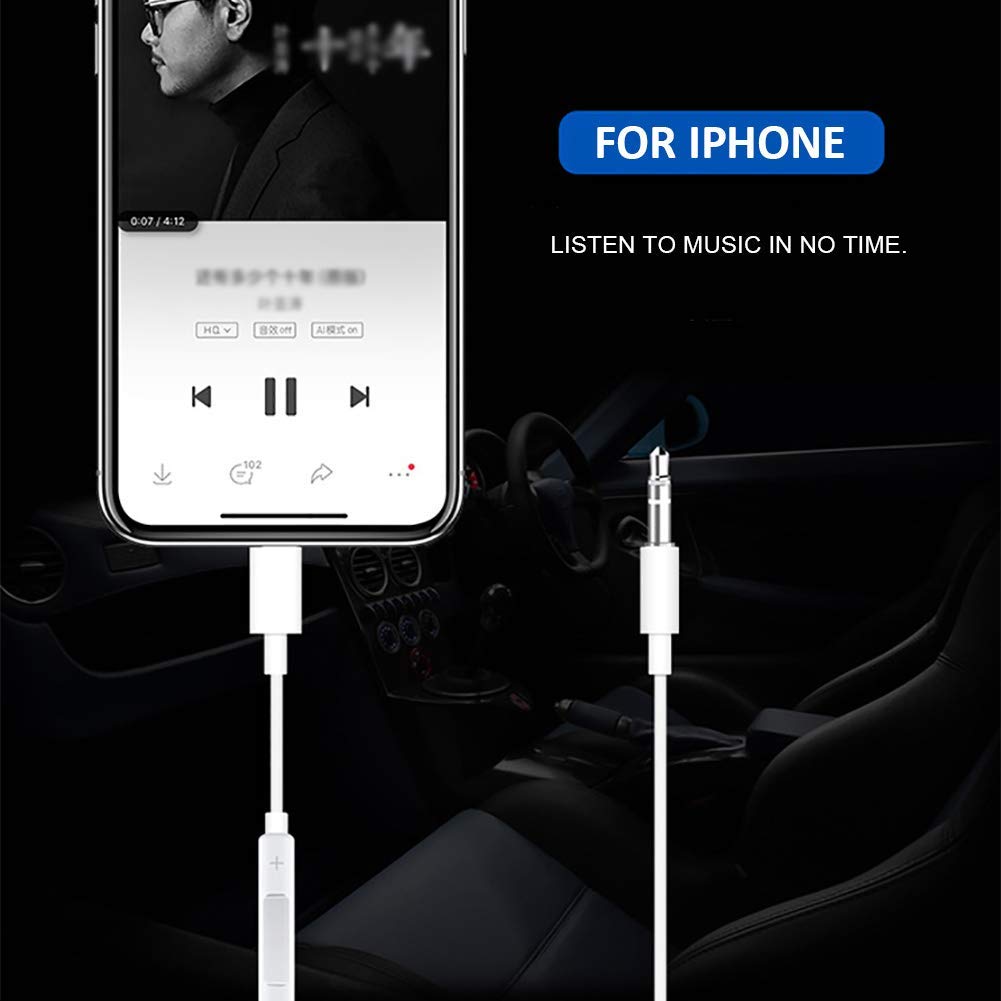 Cavo adattatore audio Jack Aux da 3,5 mm per iPhone X / XS Max / XR / 8  Plus | Gearbest Italia