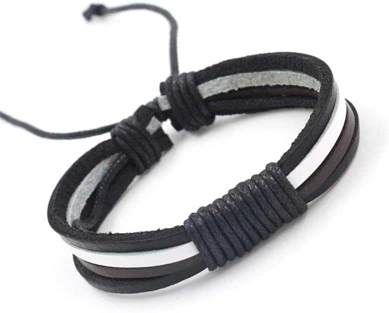 UGBJ Armbänder Schmuck Premium Echtlederarmband Personalisiertes Leder