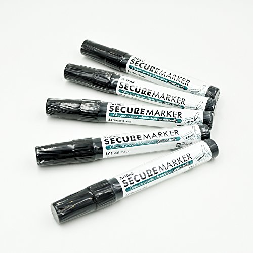 Secure Marker Redacting Pen Blackout Marker Blacks Out Private