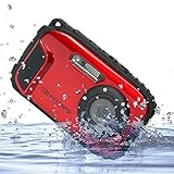 ETTG BP88 Camera Waterproof Digital Video Camera 2.7" TFT Screen 5mp Underwater 9 Mega 8x Zoom Digital Camera - Red