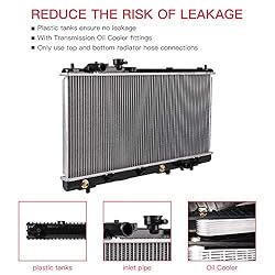 CCIYU Radiator Fit for 2003-2004 for Toyota Corolla