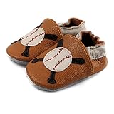 Amurleopard Baby Leather Shoes Toddler Prewalker Baseball 0-6 Months