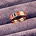 X-LEE Luxury Shine Celebrity Ring Classic Red and Green Bar TISCO Ring(8)