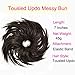 2PCS Tousled Updo Messy Bun Hair Piece Hair Bun Extensions Bun Scrunchy Scrunchie Updo Hairpiecesthumb 3