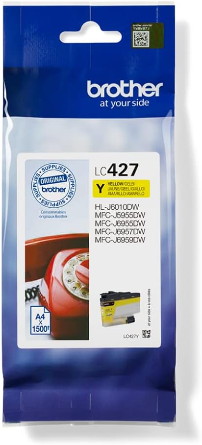 Brother LC-427Y Yellow Inkjet Cartridge Standard Yield Single Pack