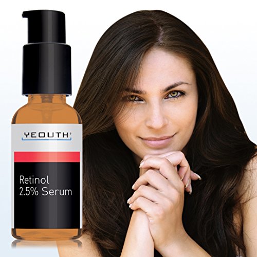 Retinol Serum 2.5% with Hyaluronic Acid, Aloe Vera ...