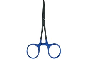 Kingfisher Clamp Forcep Hemostat for Fly Fishing Hook Removal
