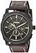 Fossil Men's FS5121 Stainless Steel Watch With Brown Leather Band
