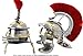IOTC Roman Centurion Helmet w/ Red Plume Armor Gladiator New