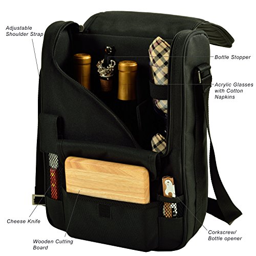 image for Picnic at Ascot Original Insulated Wine and Cheese Cooler Bag - Design