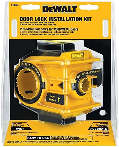 VIKITON Door Lock Installation Kit, With 1 Inch Hole Saw (1.5 Inch