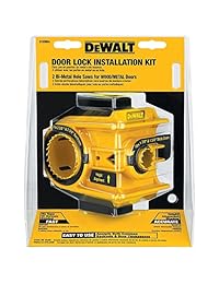 Kit de instalación cerradura para puerta DeWalt D180004 Bi Metal