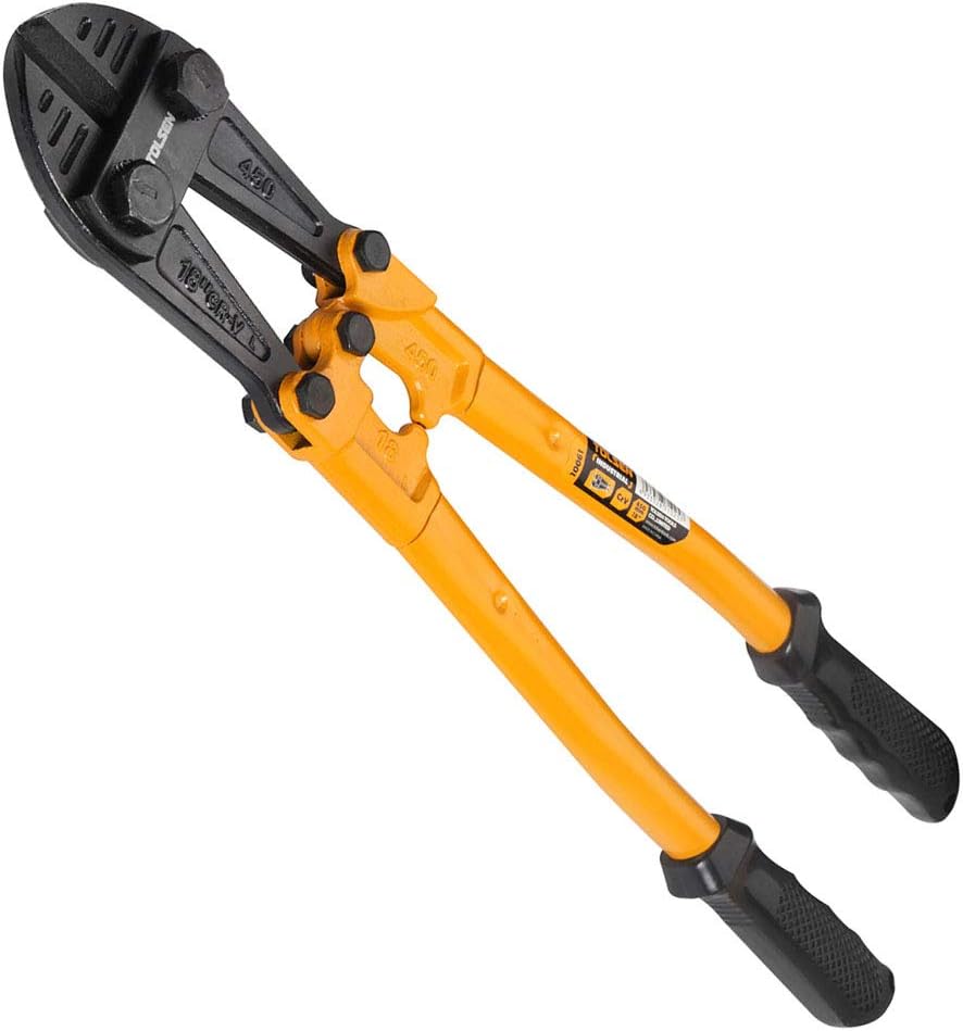 Tolsen Bolt Cutters 18" Heavy Duty Carbon Bolt, Steel Padlock, Cable