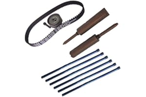 DK ENGINE PARTS Deutz 1011 and 1011F Series Timing Belt with Timing Tools and 6 Pushrods (Belt Pins and Pushrods 3 Cylinder)
