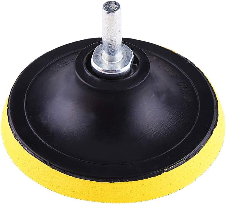 Qiilu Sponge Polishing Pad,10Pcs Sponge Polishing Buffing Waxing Pad Kit For Car Polisher Buffer With Drill Adapter(3in) - Image 3