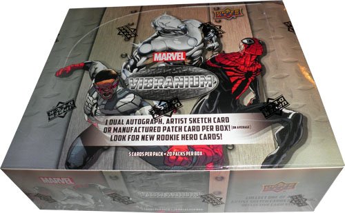 2015 Upper Deck Marvel Vibranium Factory Sealed Hobby Box