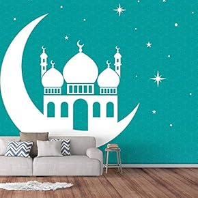 Wall Murals for Bedroom Dream Castle Large Removable Wallpaper Peel and Stick Wall Stickers - 66x96 inches