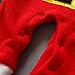 Voberry® Girls Boys Kids Infant Soft Santa Hat Claus Suit Christmas Gift (12-18month)