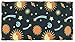Nature's Approach Basic Herb Pack Rice Heating Pad Microwavable Reusable Heat Pack with Herbal Aromatherapy Fill, Freezer and Microwave Safe for Hot and Cold Therapy, Celestial Black
