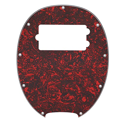 9 Hole Bass Electric Guitar Pickguard, 5 String