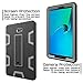 Samsung Galaxy Tab A 10.1 Case,KAKA[Kickstand Feature]Three Layer Hybrid Heavy Duty Full-Body Shockproof Anti-Slip Protective Case for Samsung Galaxy Tab A 10.1 inch Tablet(SM-T580/SM-585),Black/Grey