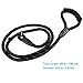 UEETEK Dog Slip Leash Reflective Durable Training Rope Sponge Handle Control P-Leash for Running Walking Hiking