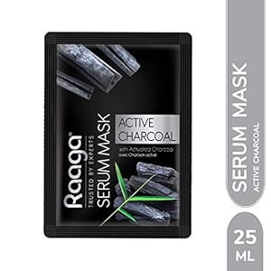 Raaga Trusted by Experts Serum mask Active Charcoal, 25 ml
